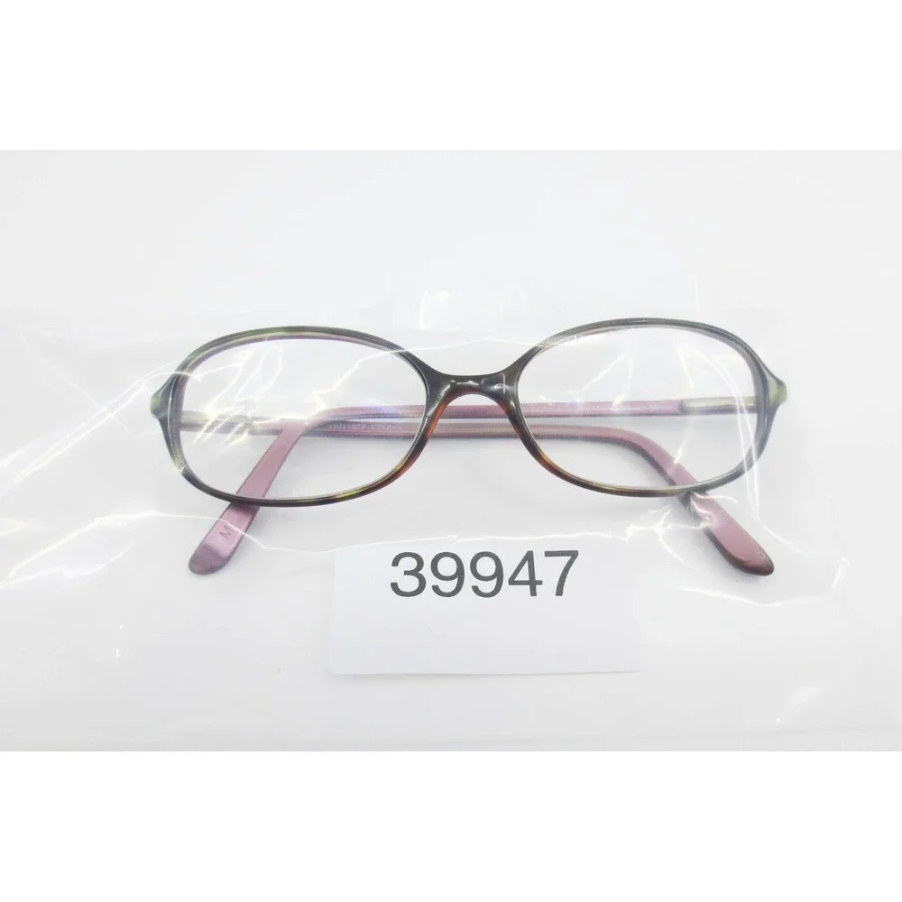 Hugo Boss HB11527 Oval Eyeglasses Burgundy Purple Green Made in Italy 50-16-135